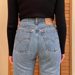 Vintage 90s Levi's 512 High Waisted Jeans 28"